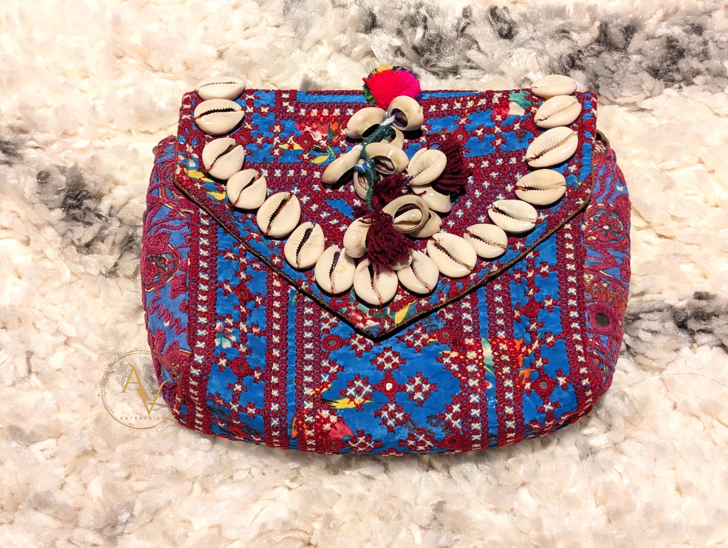 Handmade Banjara embroidery patch sling crossbody bag, ethnic crossbody bag, anniversary bag, Boho Bag, gift item, gift for her, bags