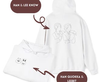 Stray Kids MINSUNG Hoodie / Han Jisung and Lee Know / Han Quokka