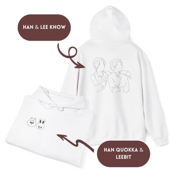 Stray Kids MINSUNG Hoodie / Han Jisung and Lee Know / Han Quokka