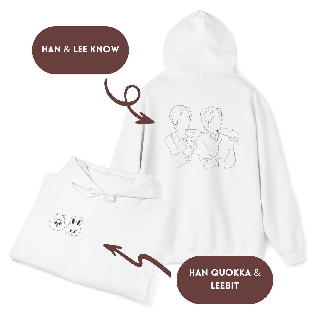 Stray Kids MINSUNG Hoodie / Han Jisung and Lee Know / Han Quokka