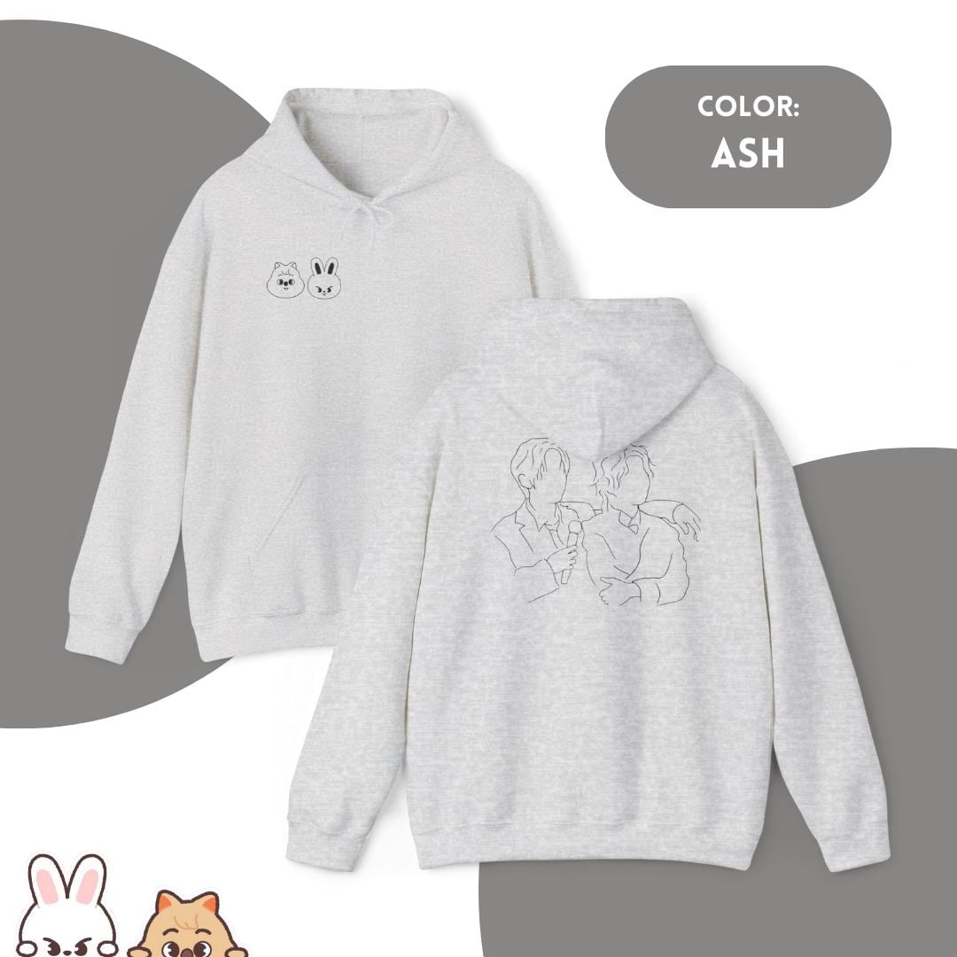 straykids skzoo リノ　leeknow Leebit パーカー Stray Kids MINSUNG Hoodie / Han Jisung and Lee Know / Han Quokka
