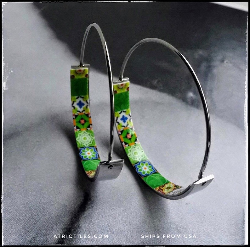 Seeing What Happened To Atrios I Guess >> Earrings Atrio Hoops Tile Portugal Stainless Steel Antique Etsy Seeing What Happened To Atrios I Guess >> Earrings Atrio Hoops Tile Portugal Stainless Steel Antique Etsy