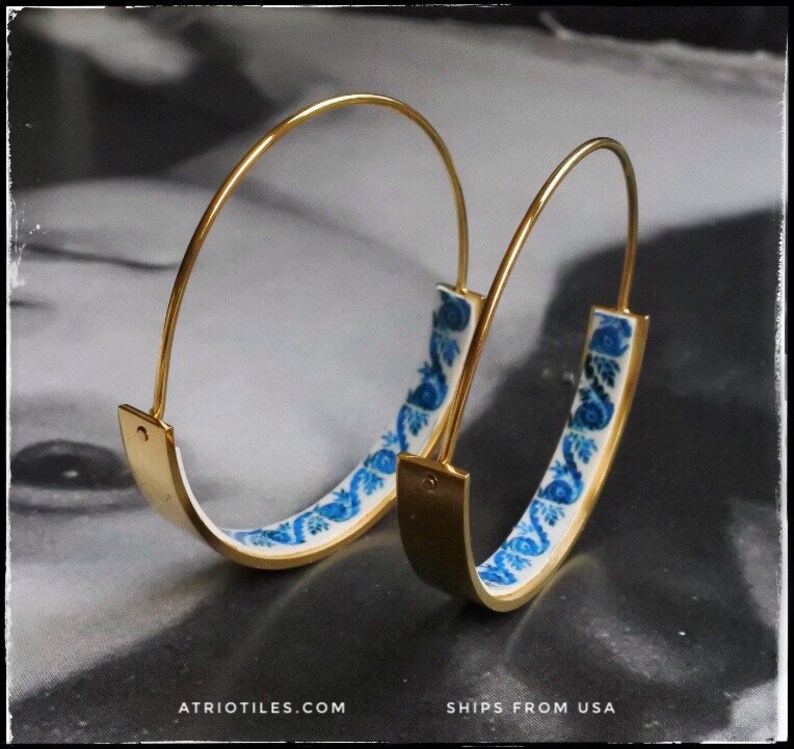 Seeing What Happened To Atrios I Guess >> Hoop Earrings Tile Portugal Atrio Stainless Steel Antique Etsy Seeing What Happened To Atrios I Guess >> Hoop Earrings Tile Portugal Atrio Stainless Steel Antique Etsy