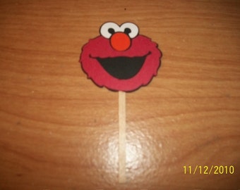elmo holding a number 2 etsy