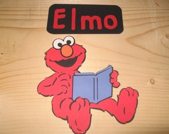 elmo holding a number 2 etsy