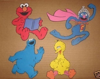 elmo holding a number 2 etsy