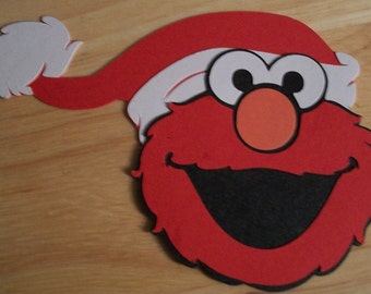 elmo holding a number 2 etsy