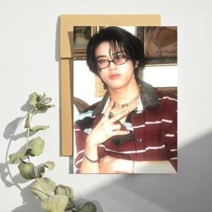 K-pop Postcard,Printable Card,Digital Download,BTS Photocard.