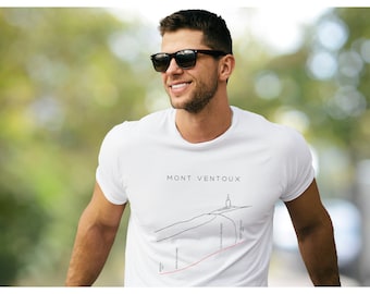 T-shirt Mont Ventoux, cycling shirt casual, cycling gift, cyclist gift