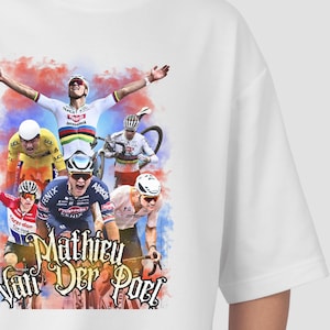 T-shirt Mathieu Van Der Poel, cycling shirt casual, cycling gift, cyclist gift