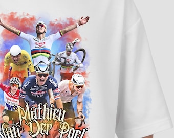 T-shirt Mathieu Van Der Poel, cycling shirt casual, cycling gift, cyclist gift