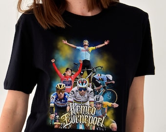T-shirt Remco Evenepoel, cycling shirt casual, cycling gift, cyclist gift