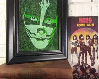 Peter Criss Kiss Word Art Print-Look Close, Made of Text!