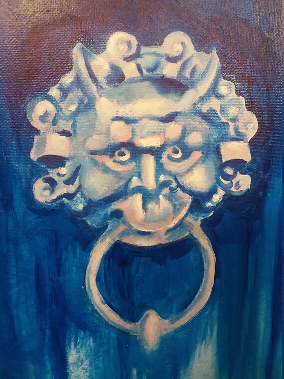 Knockers From Labyrinth Original Oil Painting