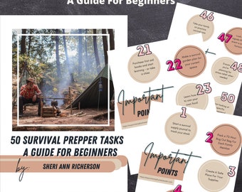 50 Survival Prepper Tasks - A Guide For Beginners