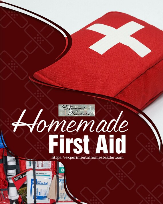 Homemade First Aid Kit Quick Guide Etsy