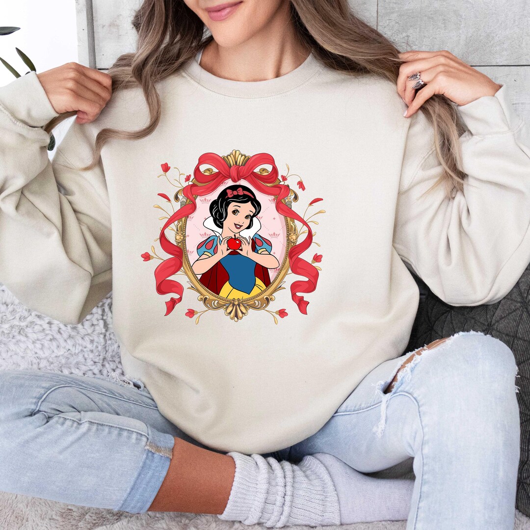 Disney Snow White and the Seven Dwarfs Fairest of Them All Womens Slouchy  Sweatshirt