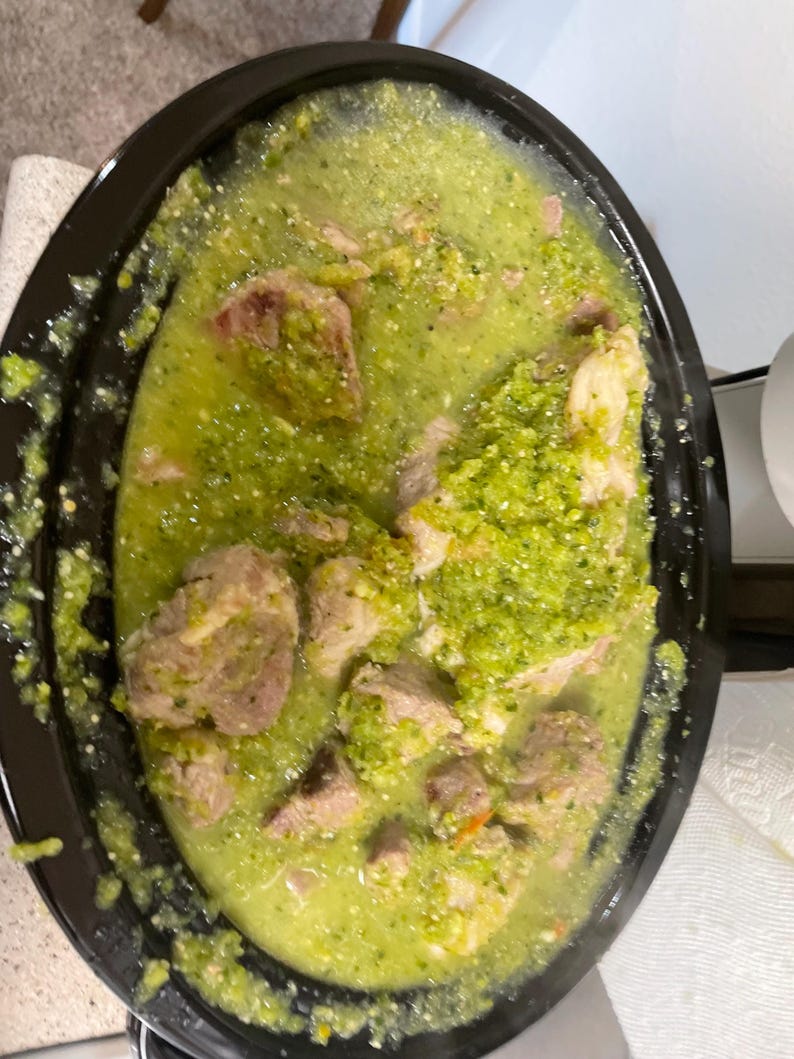 Toms Flavorful Chili Verde Recipe Etsy