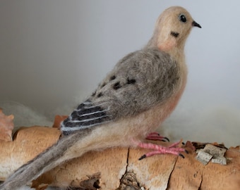 Mourning Dove Needle felted