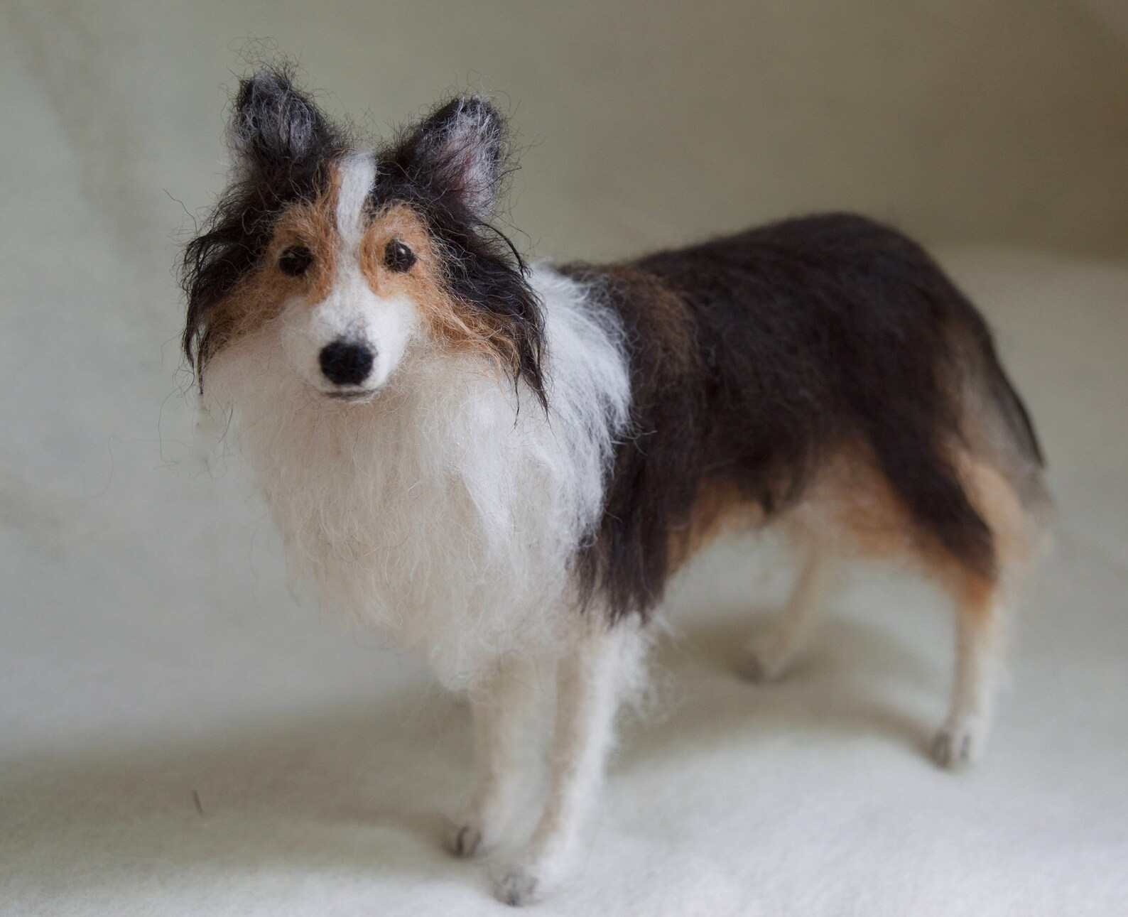Needle Felted Dog Pet Portrait Sheltie Shetland Sheepdog Etsy