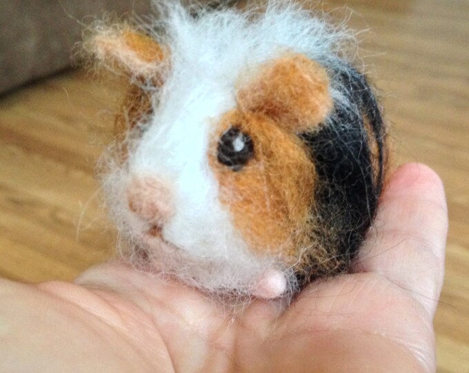 Needle Felted Guinea Pig Etsy