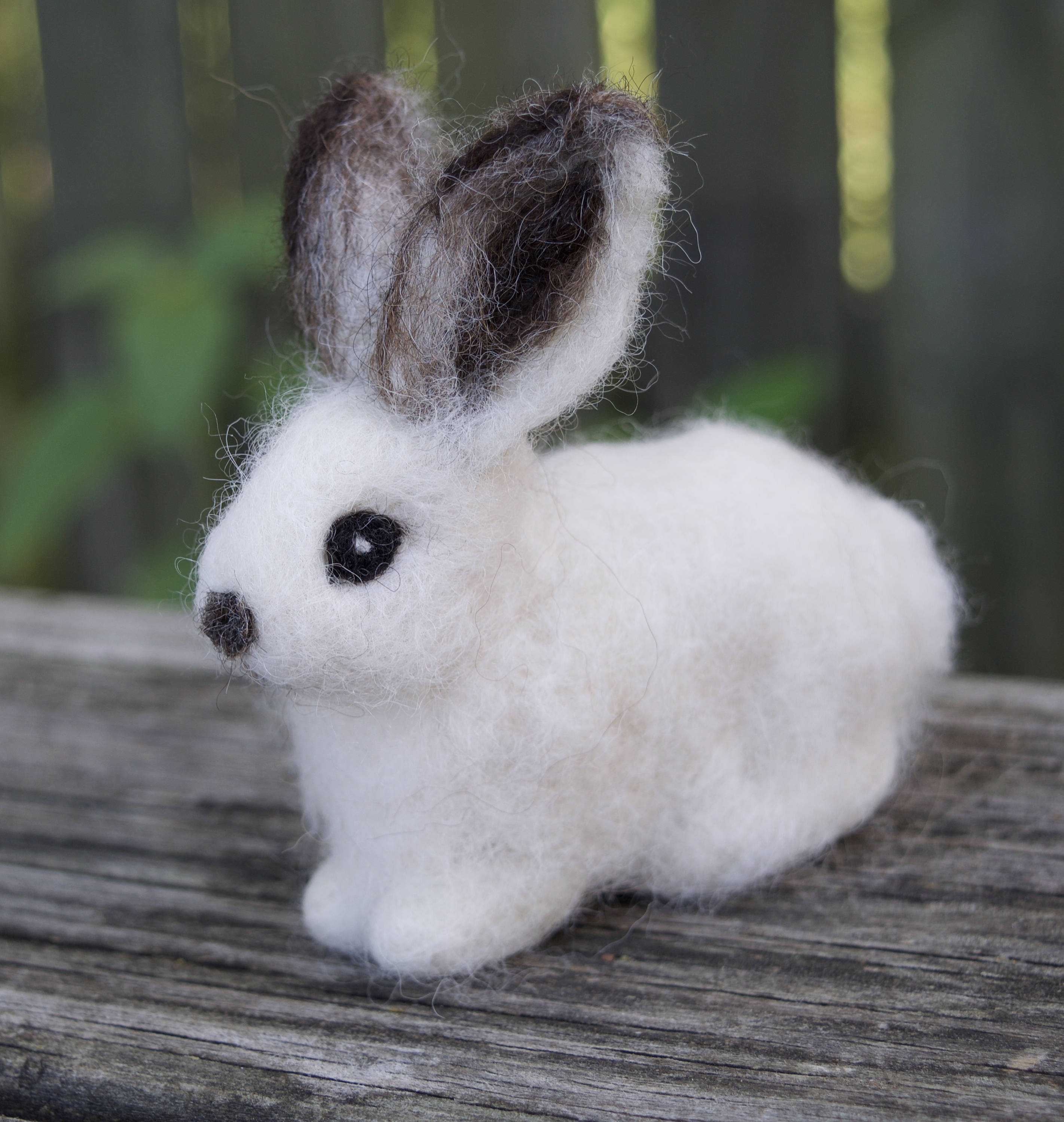 Sad bunny I made with wool felting : r/Needlefelting