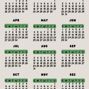 calendario 2025 - Calendario anual 2025 - Calendario mensual 2025