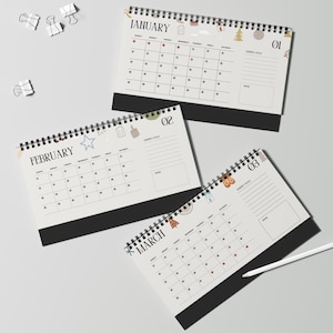 Cute Calendar | 2026 Desk Calendar | Office Decor | 2026 Monthly Planner | Desktop Organizer | Work Space Accessories