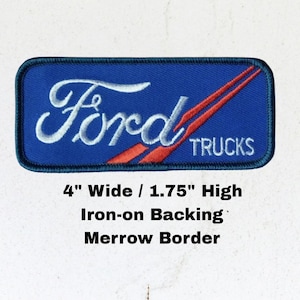 Ford Truck Vintage Inspired Design Patch 4x1.75