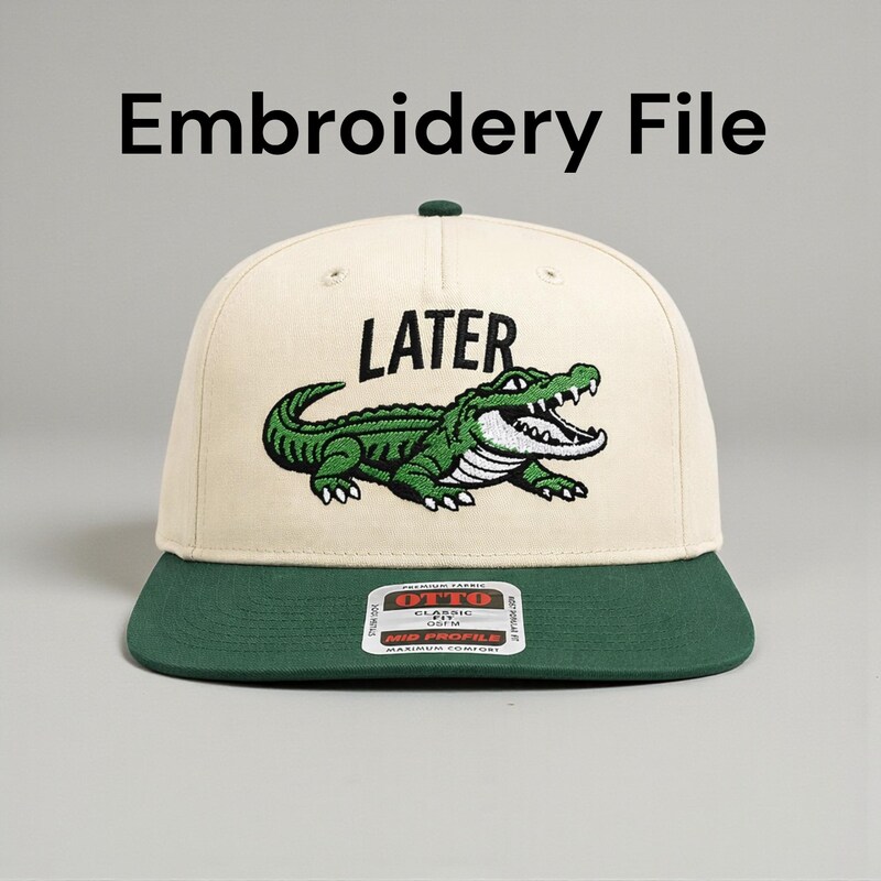 Alligator Hat Etsy