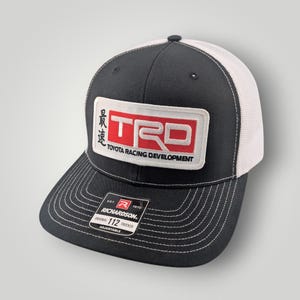 Toyota TRD patch on Richardson 112 trucker Snapback