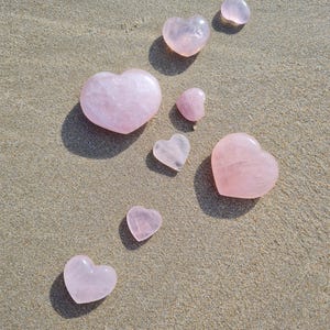 Cœur en Quartz Rose - pierre naturelle