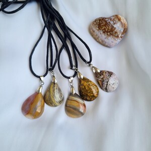 Collier Jaspe Orbiculaire - Pierre Naturelle Madagascar - Lithothérapie - Neuf Avec étiquettes