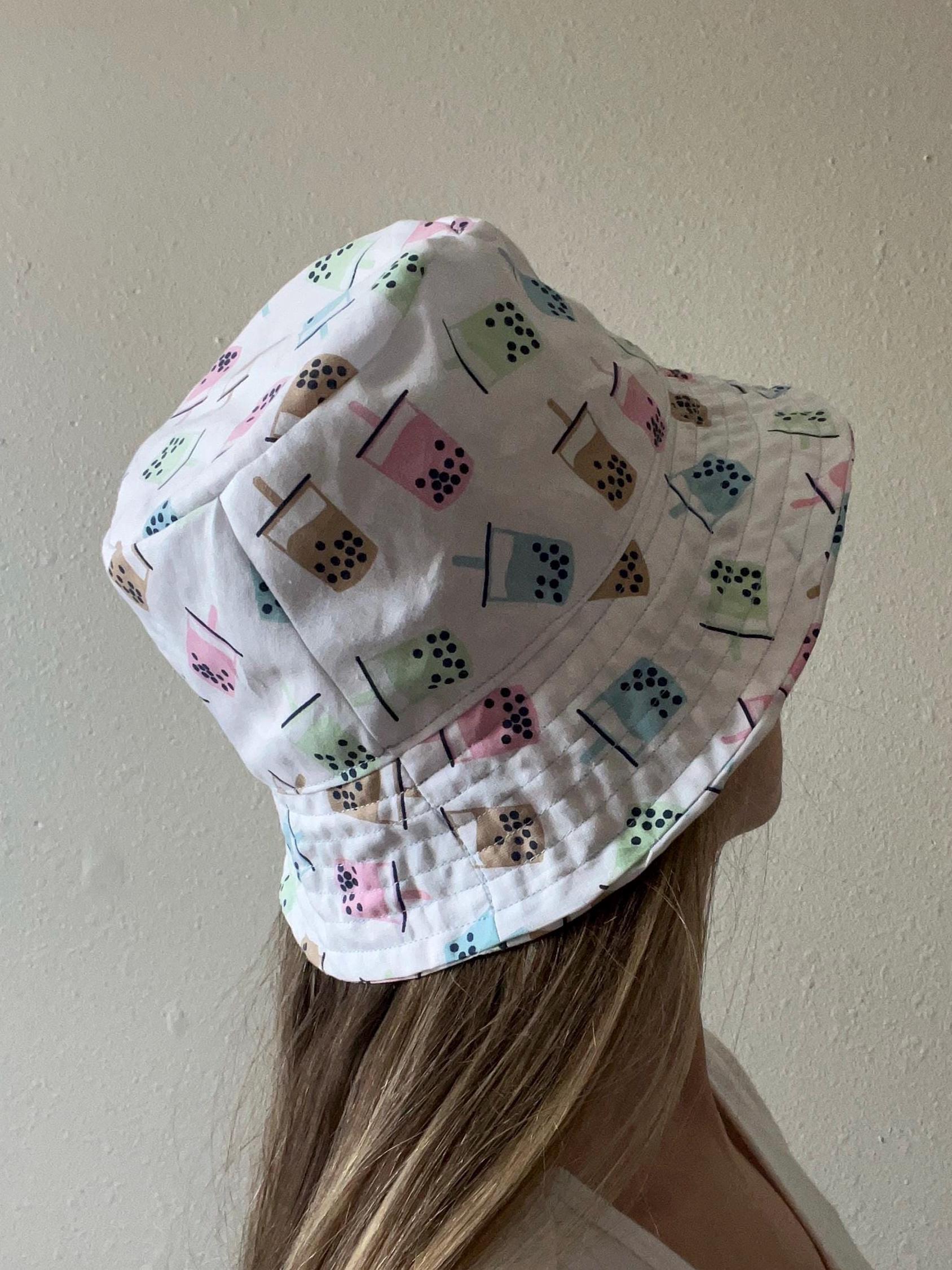 Bubble Tea Pink Bucket Hat The Morning Club Bucket hat – Yōko Matcha main image 2