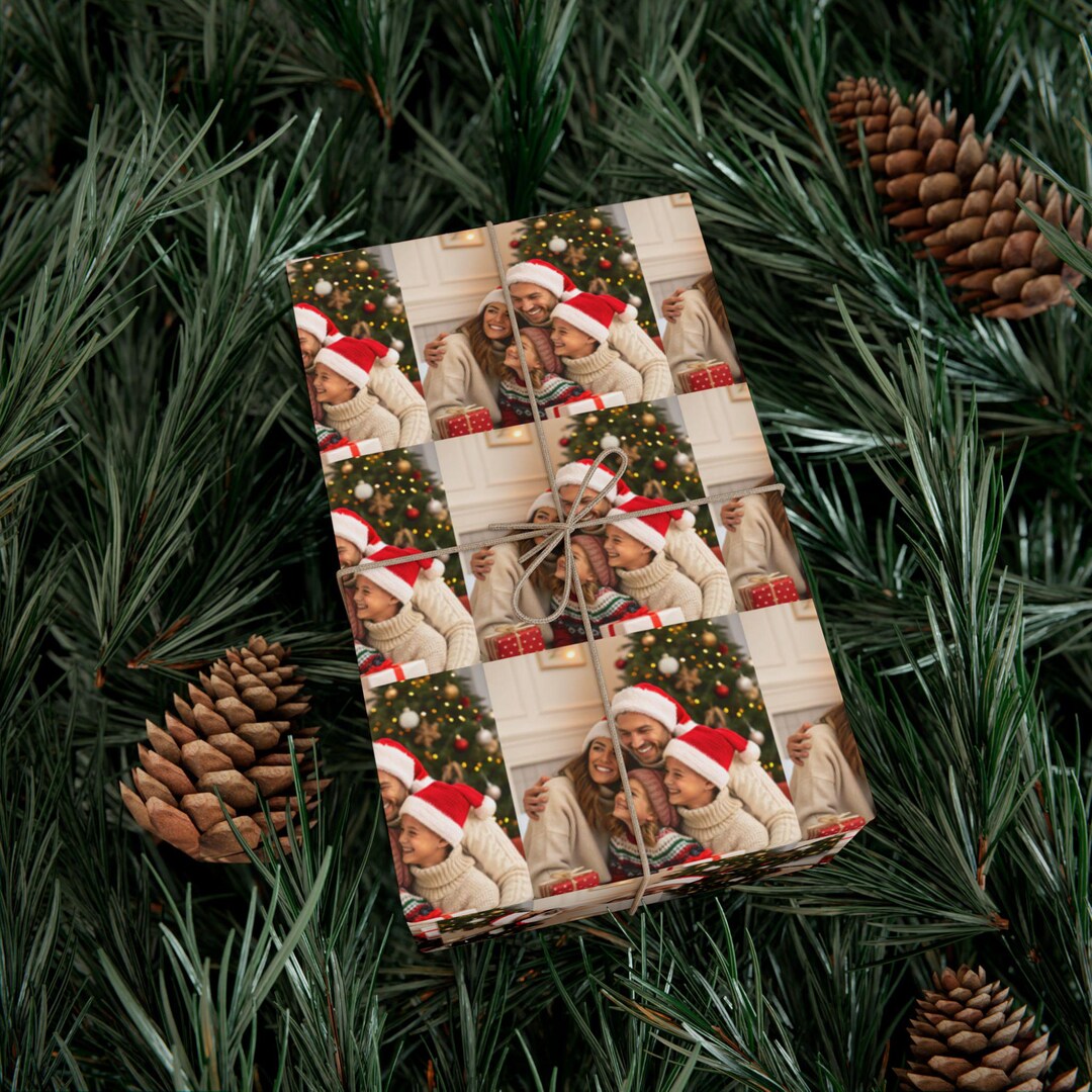 Personalized Christmas Wrapping Paper: Festive Gift Wrap (matte or ...