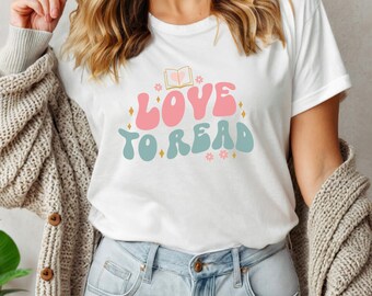 Lese T-Shirt: Buchliebhaber Grafik (Unisex Soft Cotton)