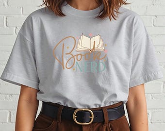 Book Lover T-Shirt - Casual, Lightweight Cotton