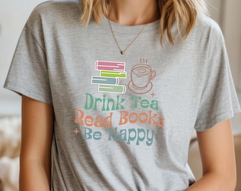 Book Lover-T-shirt: Cosy Reading-T-shirt - zachte katoenmix
