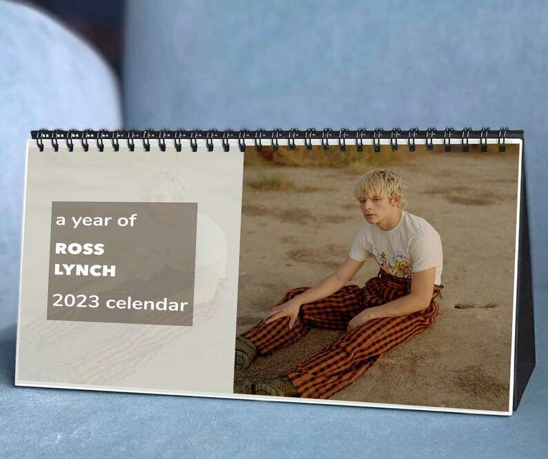2023 Ross Lynch Calendar 2023 Desk Calendar Celebrity Etsy UK