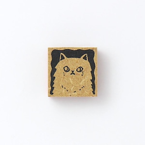 Long-Haired Kitty | TOMIKOHAN Stamp, Made in Japan
