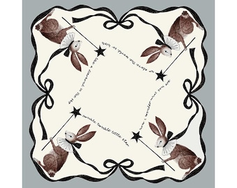 Rabbit Cotton Handkerchief: Star Wand, Twinkle Lyrics