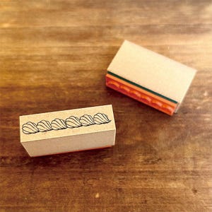 Whipped Cream Line | Rubber Stamp Kinotorico Collections, Made in Japan
