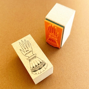 Hand | Rubber Stamp Kinotorico Collections, Made in Japan