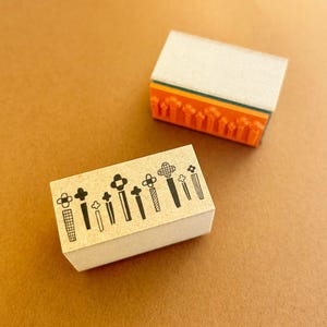 Flowers | Rubber Stamp Kinotorico Collections, Made in Japan