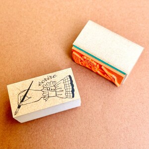 ecrire | Rubber Stamp Kinotorico Collections, Made in Japan