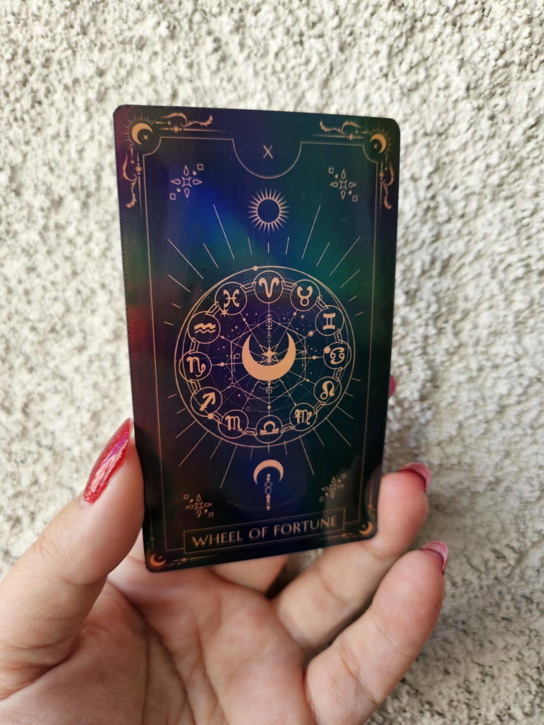 Wheel of Fortune - Vinyl Sticker With Holographic Finish - Etsy