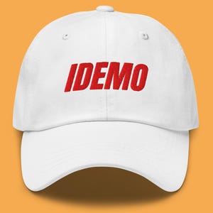 IDEMO Tennis Hat, Tennis Gift for Him Her, Serbian Tennis Lover Hat, Tennis Team Hat, Grand Slam Tennis Cap, Let&#39;s Go Embroidered Sport Hat