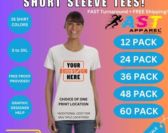 Wholesale Custom Ladies Softstyle Tees: Bulk Order, Personalized Design
