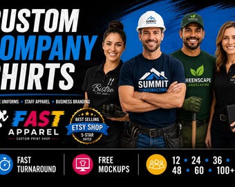 Custom Company Shirts | Business Uniforms, Staff Apparel, Branded T-Shirts