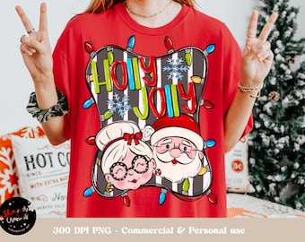 Holly Jolly PNG - Retro Christmas-png - flirtstrik vakantiesublimatie - Merry Bright Girly Xmas